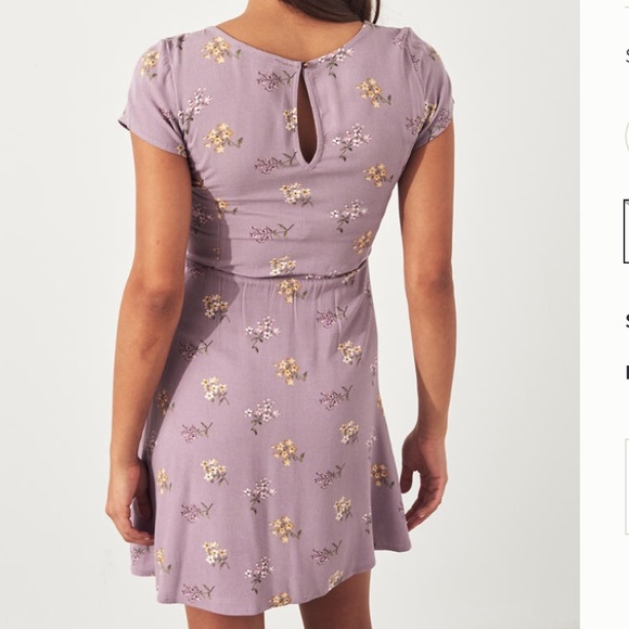 Button-Front A-Line Dress - Picture 5 of 8